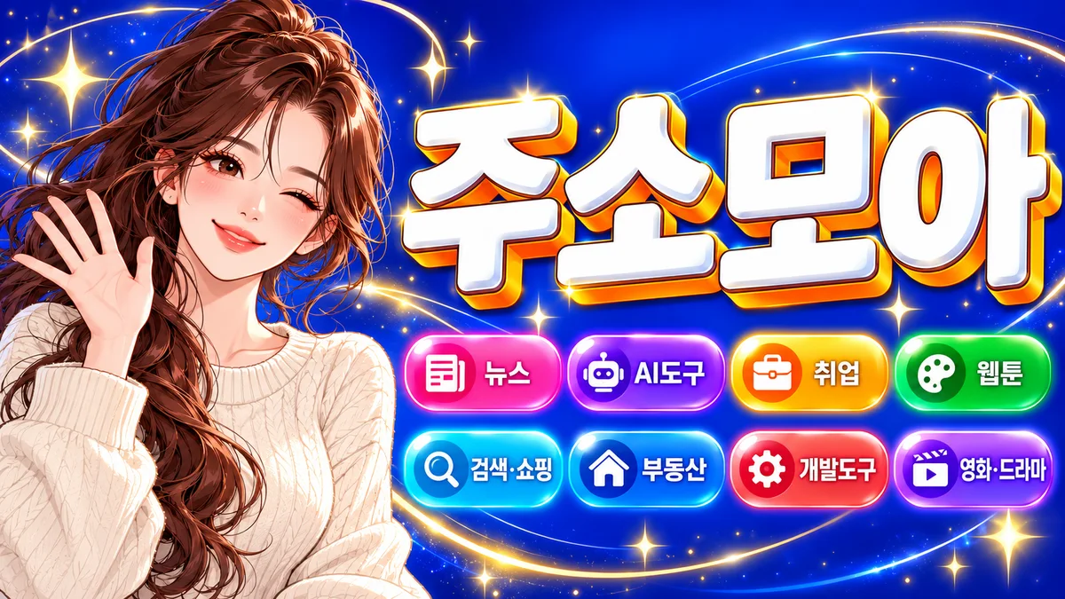 코믹갤럭시 주소모음 분야별 공식 사이트 카드 목록 화면